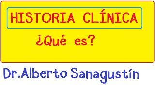 ¿Qué es la Historia Clínica  Clases de medicina [upl. by Lattimer]