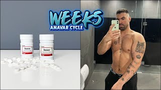 WEEK 5 ANAVAR ONLY CYCLE RESULTS BETWEEN 40MG ANAVAR  40MG DBOL PART 1 [upl. by Modnarb]