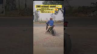 Petrol pumpZ900 exhaust sounds😱👀 shorts video trending bikelover viralvideos youtube loves [upl. by Fawcett]