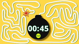 45 Second Bomb Countdown  Bomb Timer  Online Timers [upl. by Ennaxxor]