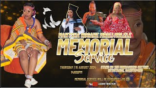 Memorial Service of Mantsha Thelma Molele  15 August 2024  lazarusthema [upl. by Hodgson]