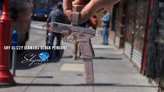 Shyne Jewelers Shy Glizzy Diamond Gun Pendant [upl. by Albric]