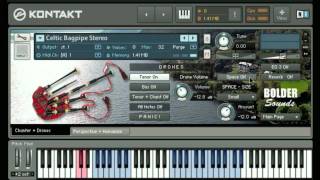 Celtic Pipes V2 demo part 1  Bolder Sounds [upl. by Eneri]