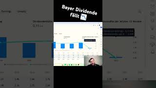 Die Dividende von Bayer wurde gekürzt 📉 shorts bayer trading aktien aktienanalyse dax [upl. by Bunch]