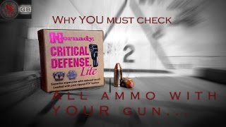 Hornady Critical Defense Lite Demo [upl. by Abate540]