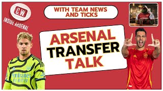 Arsenal transfer talk Merino interest  Smith Rowe bids  Nelson exit  Obi Martin rumours [upl. by Ahsilahk]