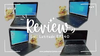 Review Laptop Dell Latitude E7240 i7 Layar Sentuh 🤩 [upl. by Oretna]