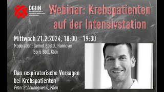 Webinar Das respiratorische Versagen bei Krebspatienten [upl. by Kosel]