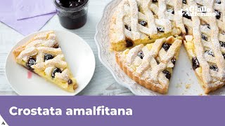 CROSTATA AMALFITANA CON CREMA E AMARENE  Ricetta Originale [upl. by Trebeh555]