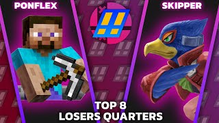 LGS The Main Quest  Ponflex VS SKIPPER  Top 8  Losers Quarters  SSBU [upl. by Anaillil]