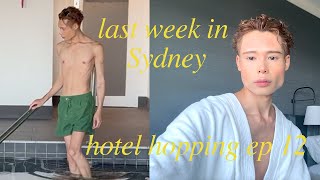 hotel hopping in Sydney  last week in Australia  grwm Sydney vlog part 4 [upl. by Adimra]