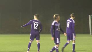 Andonline U21 RSC Anderlecht  KV Kortrijk free kick goal Gilles Denayer [upl. by Adok116]