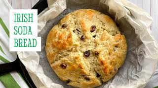 Easy Irish Soda Bread with Raisins and Buttermilk [upl. by Whitehouse743]