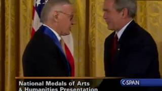 Stan Lee receives the National Medal of Arts and National Humanities CSPAN [upl. by Nesnah]