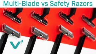 Safety Razors vs MultiBlade Razors  Razor Blade Shootout [upl. by Linad42]