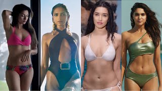 Bollywood actress bikini hot compilation  indian actress bikini compilation  Bikini feast part 7 [upl. by Atiugram]