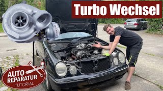 Turbolader wechseln  Mercedes Turbo tauschen TUTORIAL [upl. by Einhorn]