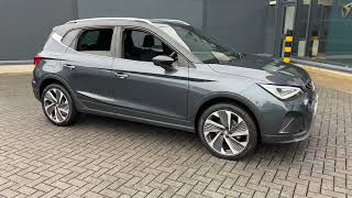 WK71XFW  SEAT Arona FR Sport 10TSI 110 DSG Auto Magnetic tech Grey with Black roof [upl. by Ispep]