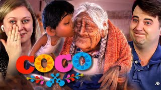 PIXARS COCO 2017 First Time Watching REACTION  Disney [upl. by Wesle]