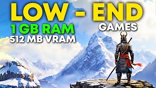 Top 50 Amazing Games For LOW END PC  1GB RAM  2GB RAM  64MB  128MB  VRAM [upl. by Goldsworthy]