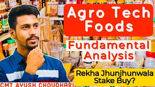 Agro Tech Food Full Analysis in Hindi I Agro Tech Food fundamental Analysis I Stake buy Jhunjhunwala [upl. by Judith]