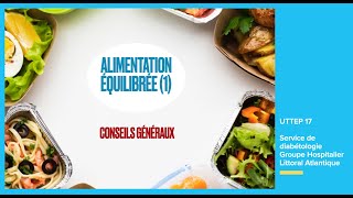 Généralités sur lalimentation équilibrée [upl. by Duax]