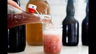 HOW TO MAKE WATER KEFIR  Fermented Drink Recipes [upl. by Shepp]