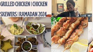 GRILLED CHICKEN  CRISPY CHICKEN SKEWERS  RAMADAN 2024 IFTAR IDEAS  HOMECOOKINGWITHMARIEBASHIR [upl. by Kwok813]