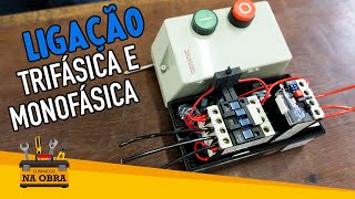 Ligar Chave de Partida Corretamente Trifásico  Monofásico 220v [upl. by Smiga]