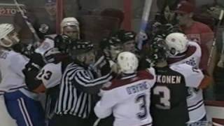 Guillaume Latendresse vs Joffrey Lupul Oct 13 2008 [upl. by Nnaycart]