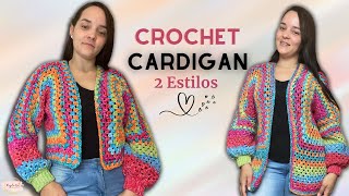 Crochet Cardigan con Hexágono  Perfecto para principiantes 💜Mayelin Ros [upl. by Damha]