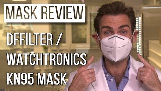 Bad stuff goes in water comes out  DFFilter  Watchtronics KN95 Protective Masks Review [upl. by Yeffej881]