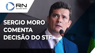 Moro comenta decisão do STF que o declarou parcial em processo de Lula [upl. by Esnahc]