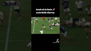 Essaie de Louis BielleBiarrey rugby France sport nouvellezelande francenouvellezelande [upl. by Butler34]