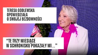 Teresa Godlewska była bezdomna Poruszające wyznanie gwiazdy TVP [upl. by Nekal790]