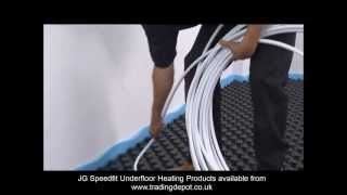 Installing the JG Speedfit Floor Panel Underfloor Heating System [upl. by Attem882]