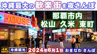 ◤沖縄観光◢ 沖縄最大の歓楽街を夜さんぽ ♯748 おきなわさんぽ：沖縄散歩 [upl. by Idelson864]