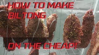 How to make Biltong on the cheap South African Style [upl. by Alta]