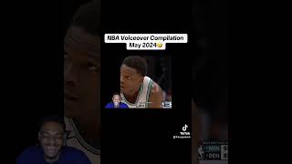 NBA Voiceover Compilation May 2024🤣 djmeechymeech nba shorts voiceover short shortvideo [upl. by Jehovah498]