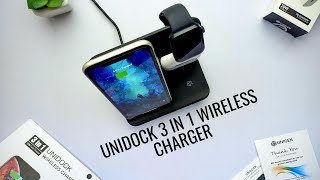 Unigen Unidock 3 in 1 Wireless Charger Unboxing And Review [upl. by Silenay]