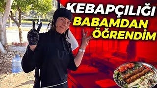 EN BÜYÜK USTAM BABAM  KADIN KEBAP USTASI  ADANALI KEBAPÇI TUĞBA USTA [upl. by Sherie]