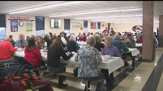 Local senior citizens invited to holiday party at school [upl. by Llenrev]