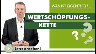 WERTSCHÖPFUNGSKETTE  Was ist eigentlich [upl. by Carmelina]