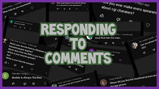 Responding to Comments  Derek Delgado [upl. by Rubel]