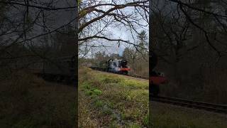 Steam Train BR 6989 Wightwick Hall trains railway subscribe [upl. by Wildermuth]