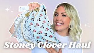 STONEY CLOVER DISNEY PARK BAG UNBOXING 🐭  Mickey and Friends Fanny Restock [upl. by Martina]