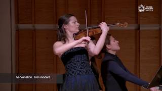 Bella Hristova amp Anna Polonsky  Olivier Messiaen Theme et variations [upl. by Etterb]