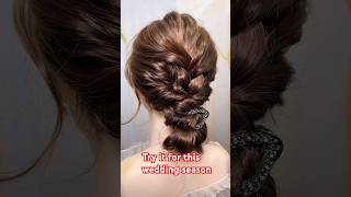 Wedding season hairstylehair hairstyle trending beauty fashion makeup hairtutorial love [upl. by Given]