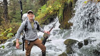 Stranded in Alaskas Rainforest  3 Days Solo camping [upl. by Inaflahk]