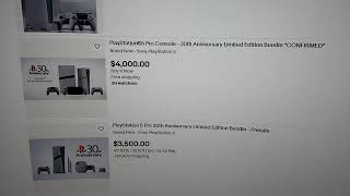 THE SCALPERS BUY UP ALL THE PLAYSTATION 30TH ANNIVERSARY PRESALE ORDERS amp SELL THEM FOR 4000 amp UP [upl. by Haskins100]